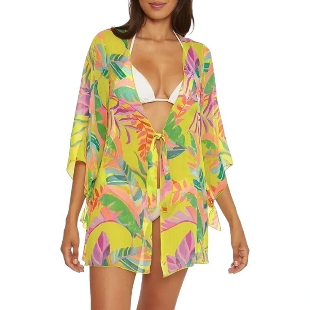BECCA Costa Bella Chiffon‎ Coverup Tunic Dress